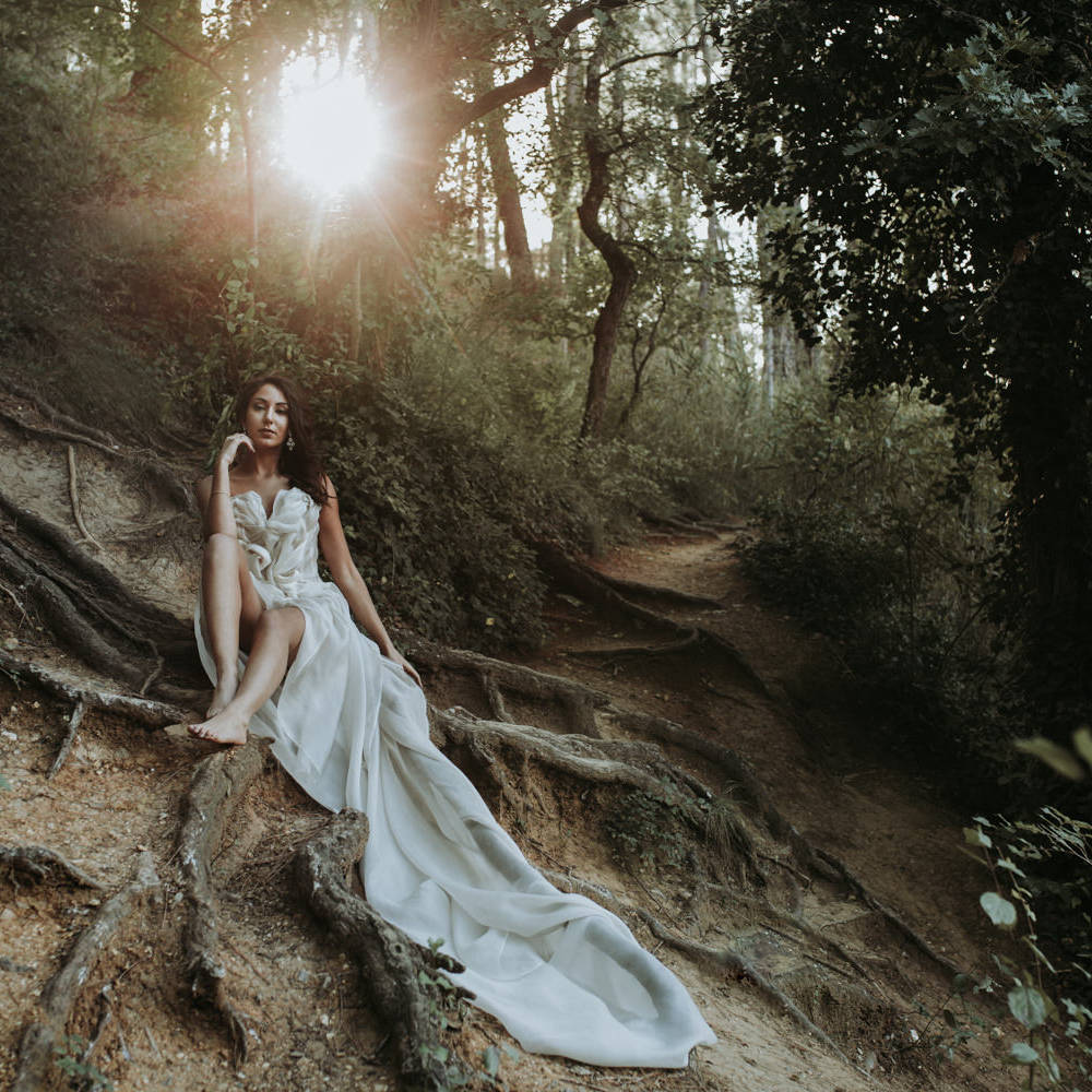 Contact portfolio photographe mariage intimiste en forêt